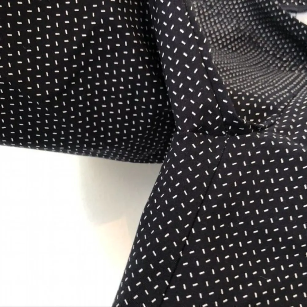 NEW NWT HILARY RADLEY Navy Blue Printed Pull On Stretch 8" Bermuda Shorts Small - Image 6