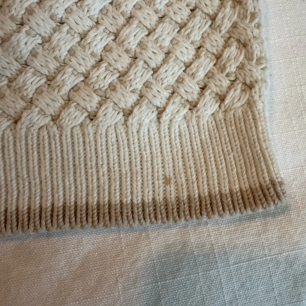 Veronica Beard Textured Knit Sweater Tank Top Cream Ivory - Image 4