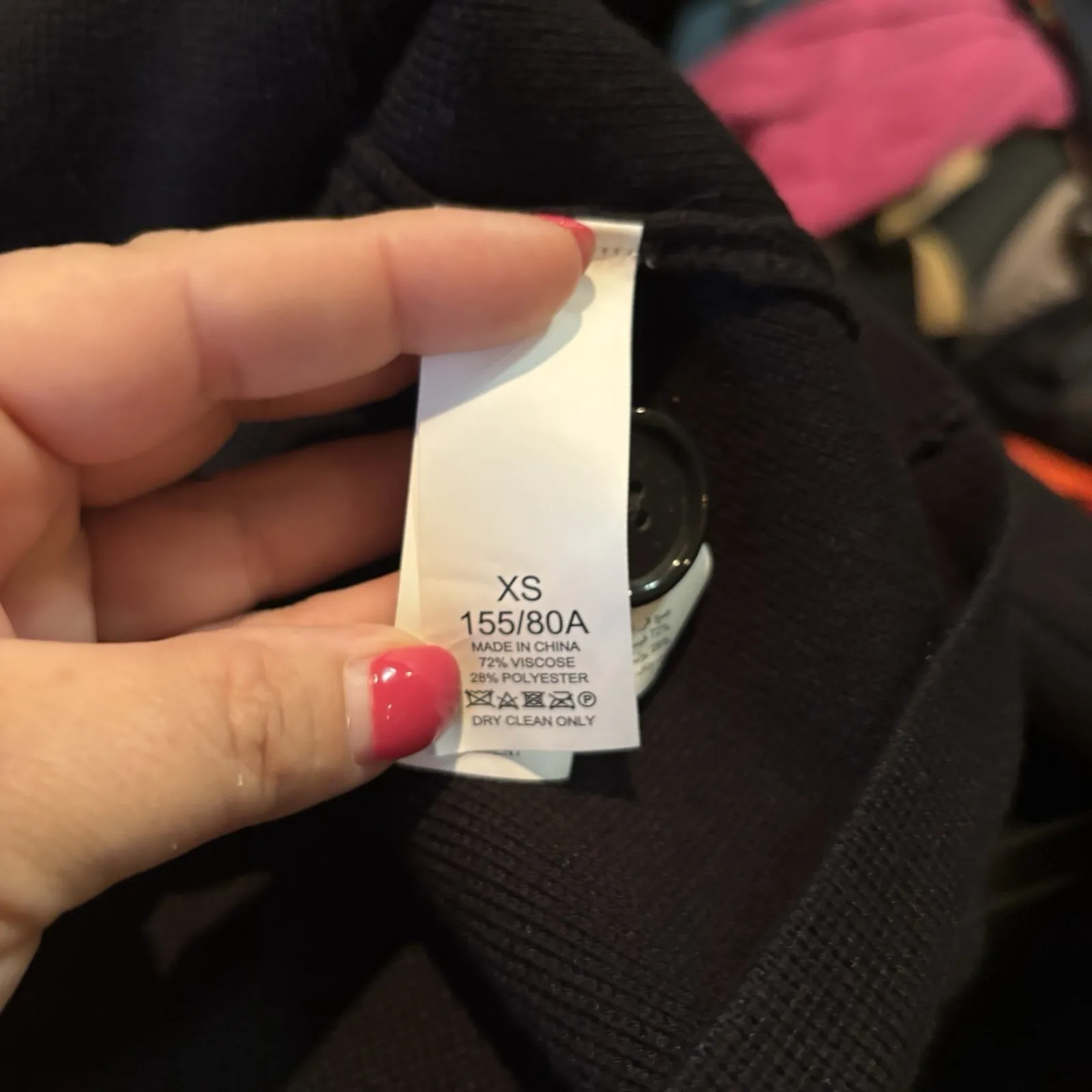 KATE SPADE New York Heavy Scalloped Sweater Blazer Cardigan Jacket Top Size XS‎ - Image 9