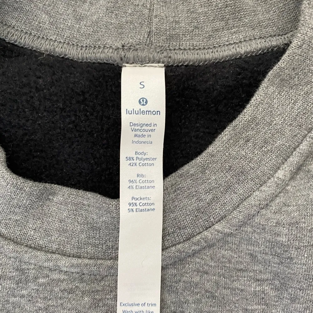 Grey Lululemon Crew Neck Size S - Image 2