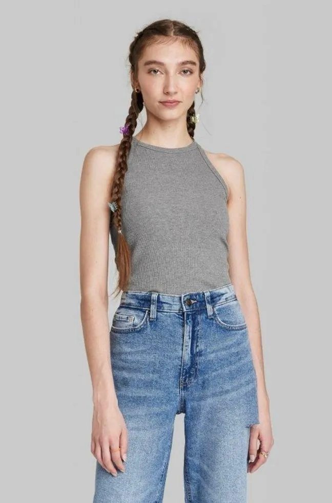 Wild Fable Muscle Tank Crop - Image 5