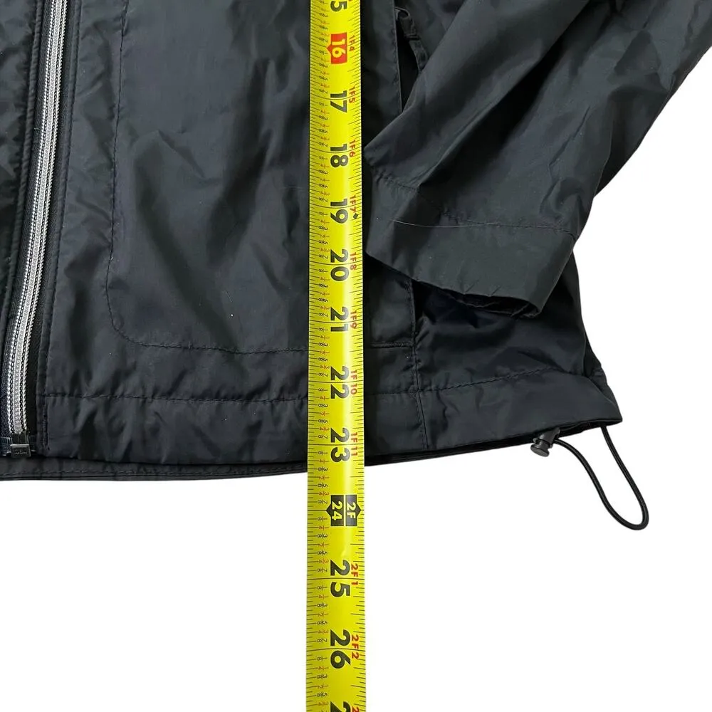 Columbia Black Full Zip Windbreaker Jacket Women Size Small | 65-5 - Image 6