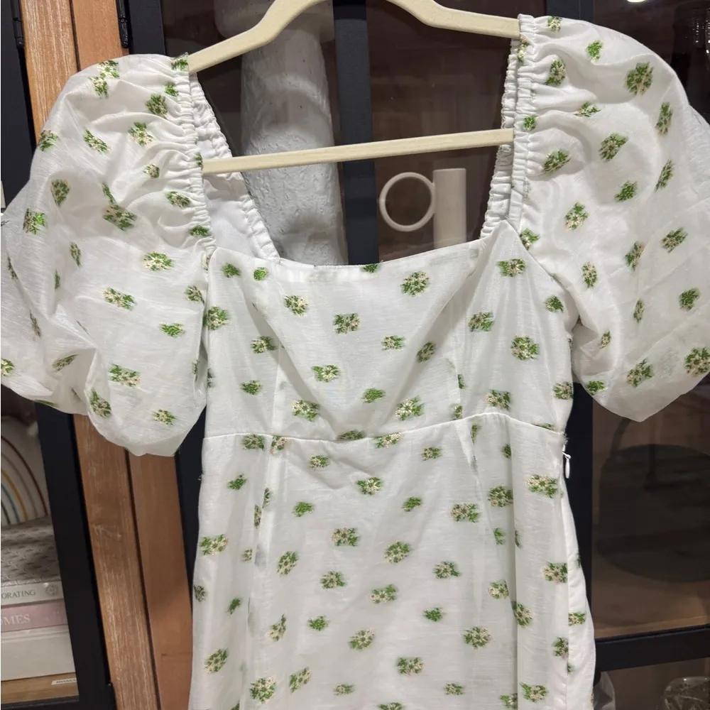 Hill House Collector’s edition matilda organza dress embroidered floral maxi - Image 4