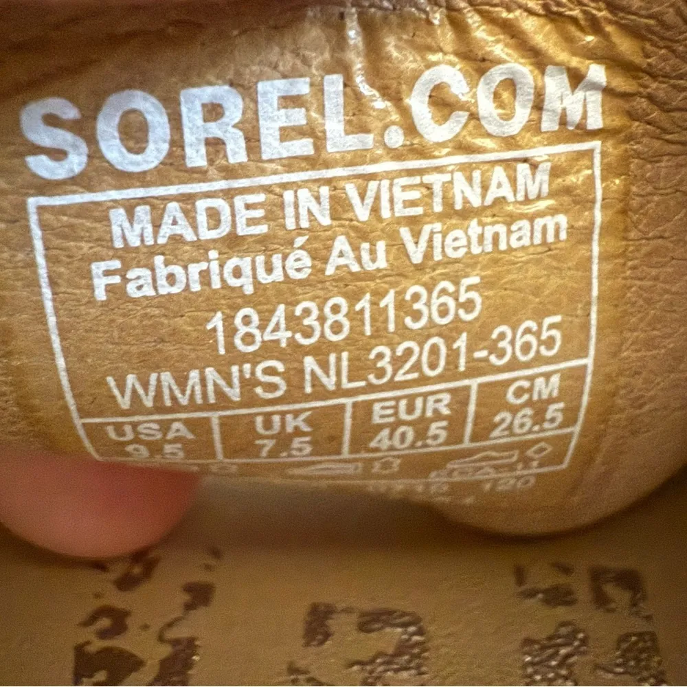 Sorel Ella Suede Sandals Flats Shoes NL3201-365 Womens Size 9.5 Green Boho - Image 4