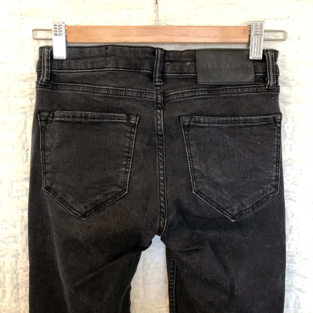 All Saints Mast Ripped Knee Skinny Jeans - Image 3