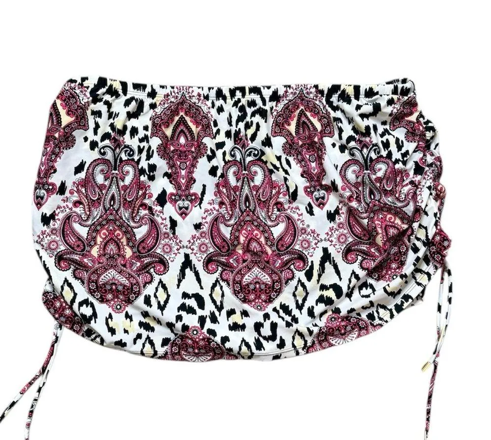 Cacique Swim Skirt Bikini Swimsuit Bottom Animal Print 16 - Image 2