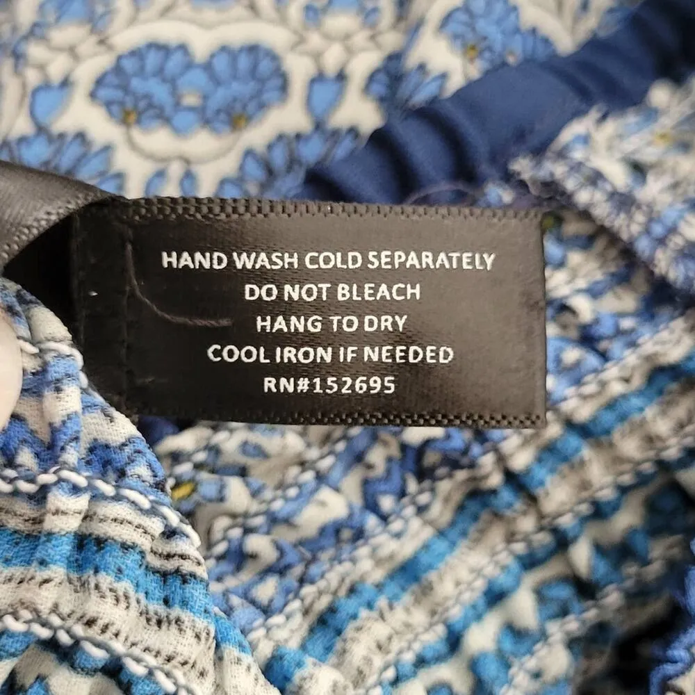 Aqua Blue Floral Off the Shoulder Long Sleeve Tie Waist Romper - Image 9