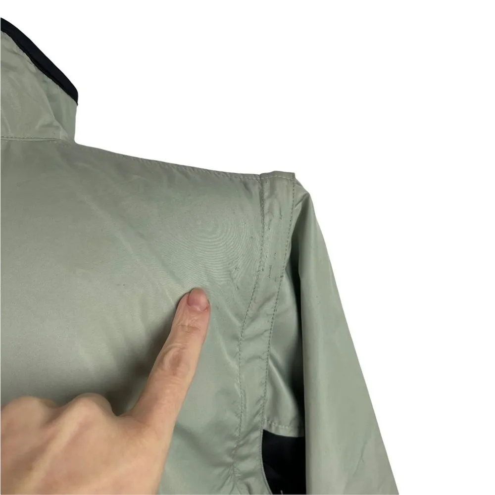 Pearl Izumi Women's Cycling Soft Shell Full Zip Jacket Zip Off Arms Color Green - Image 13