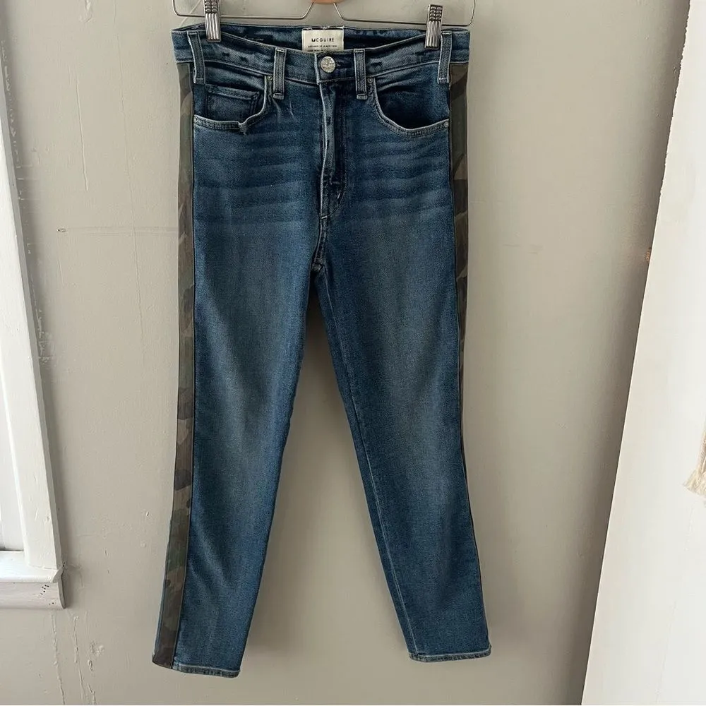 McGuire Ibiza High Rise Straight Crop Camo Jean - Image 3