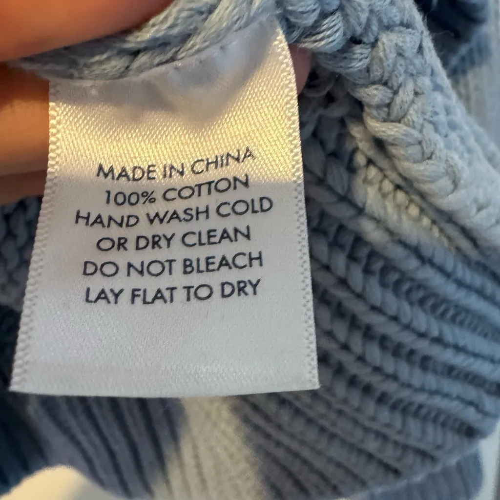 LAKE Jane Cotton Blue Button - Image 6