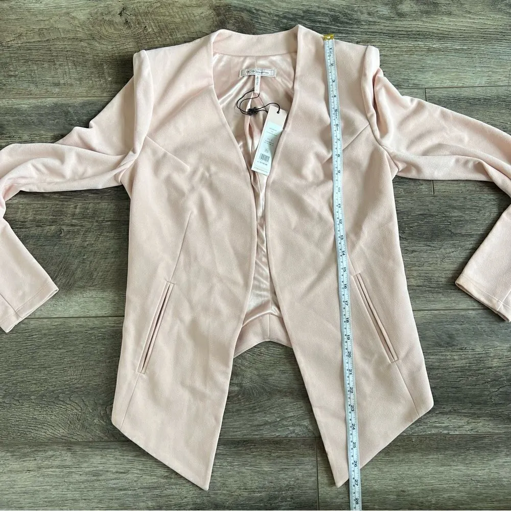 BCBGeneration Women's Tuxedo Blazer Jacket NWT Rose Smoke Pink Size Small - Image 9