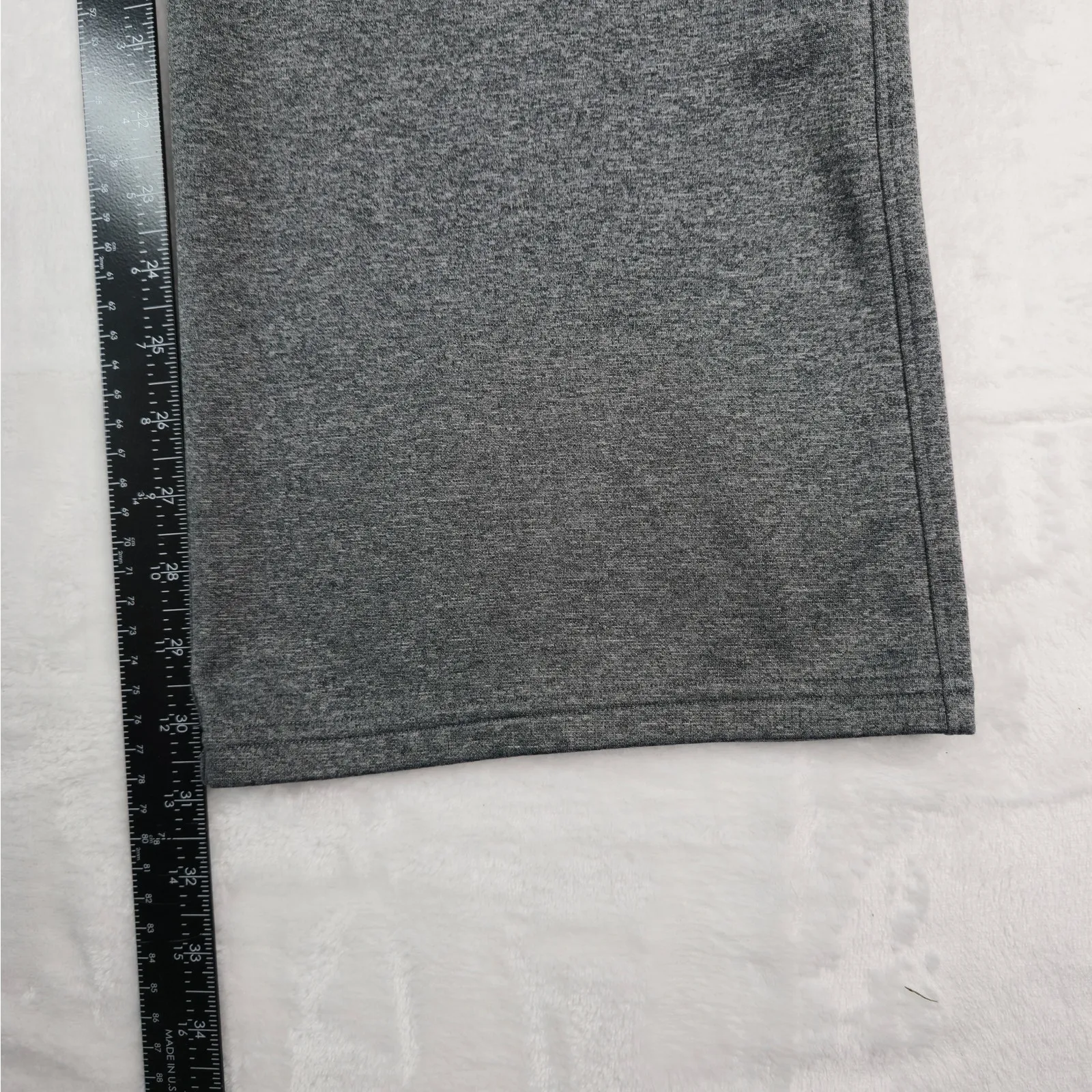 Under Armour Storm Sweatpants Womens L Gray Fleece Semi Fitted Athleisure Gym - Image 12