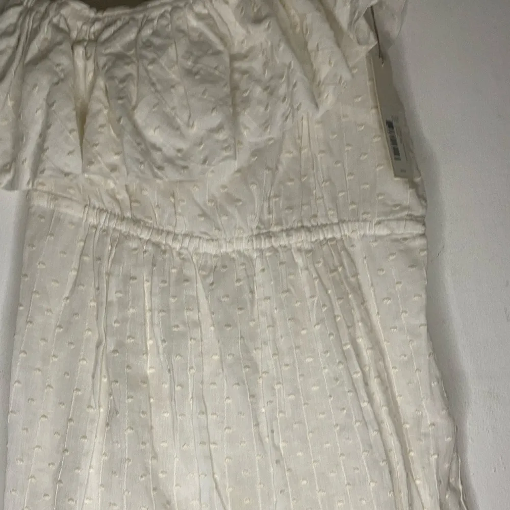 Rebecca Taylor White dress  Asymmetrical Ruffled Sundress mini - Image 13