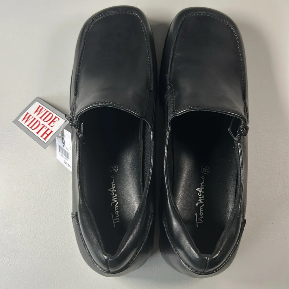 Thom McAn Shoes Women’s Size 9 W Thom McAn Black Leather Loafers - Image 4