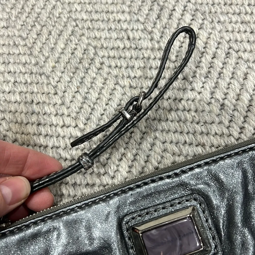 Marc By Marc Jacob’s metallic Leather Clutch - Image 8