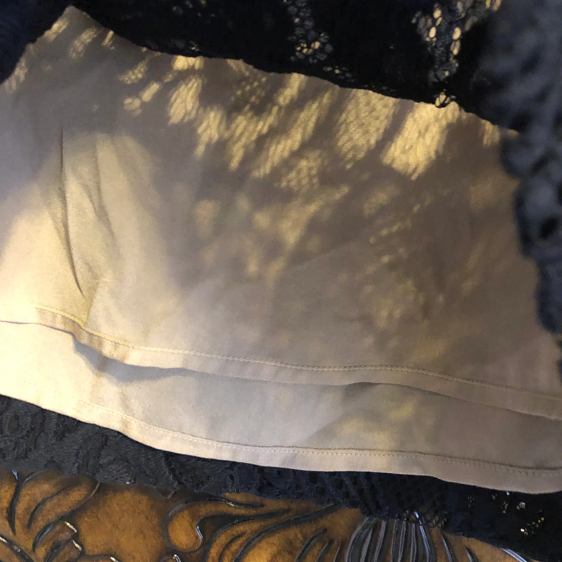 black lace lined skirt NWOT 2 - Image 3