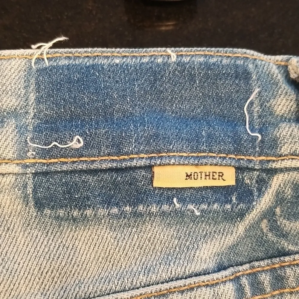 💕MOTHER SUPERIOR💕 High Waisted Rider Skimp Jeans ~ The Confession 25 NWOT Blue - Image 12