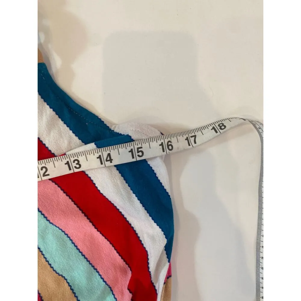 Lane Bryant Colorful Chevron Stripe Mid-Calf Sheath Dress EUC Sz 14/16 Knit - Image 10