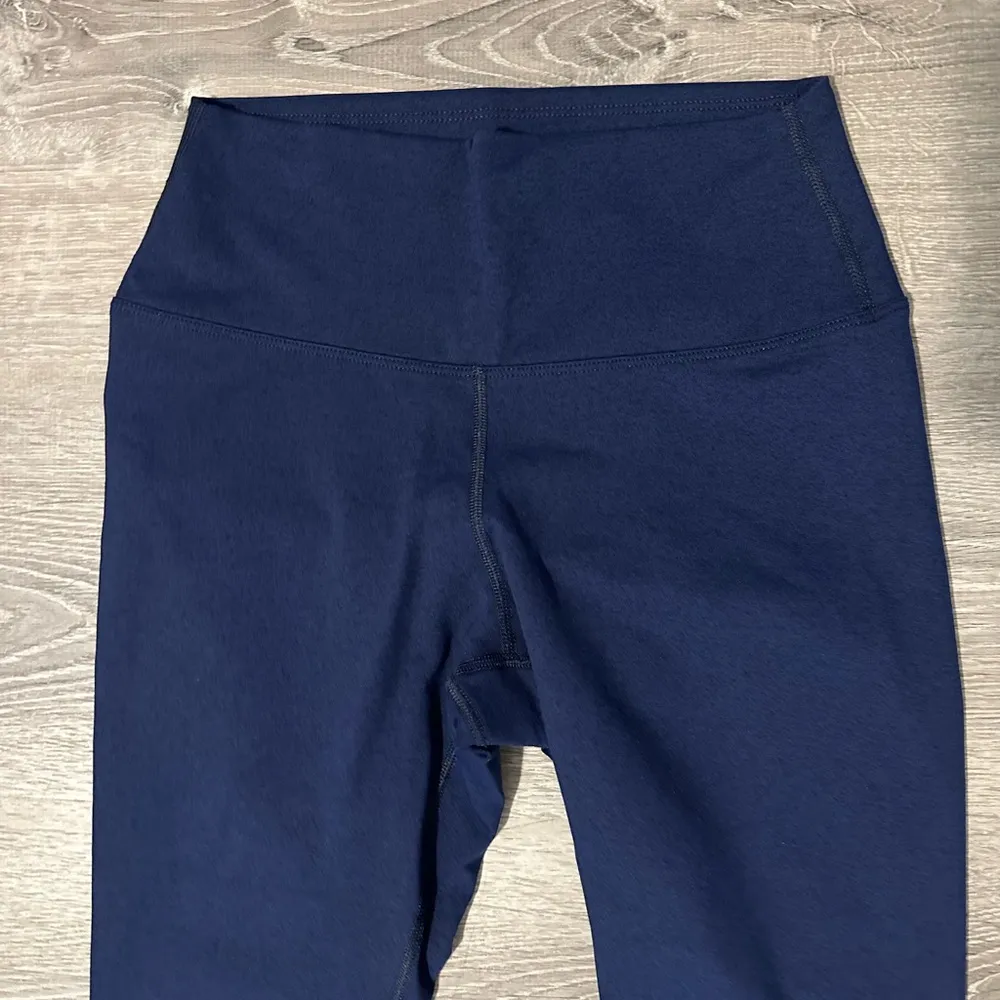 NOBULL Women’s Small High Rise Matte‎ Athletic Tight Navy Blue Workout Leggings - Image 9