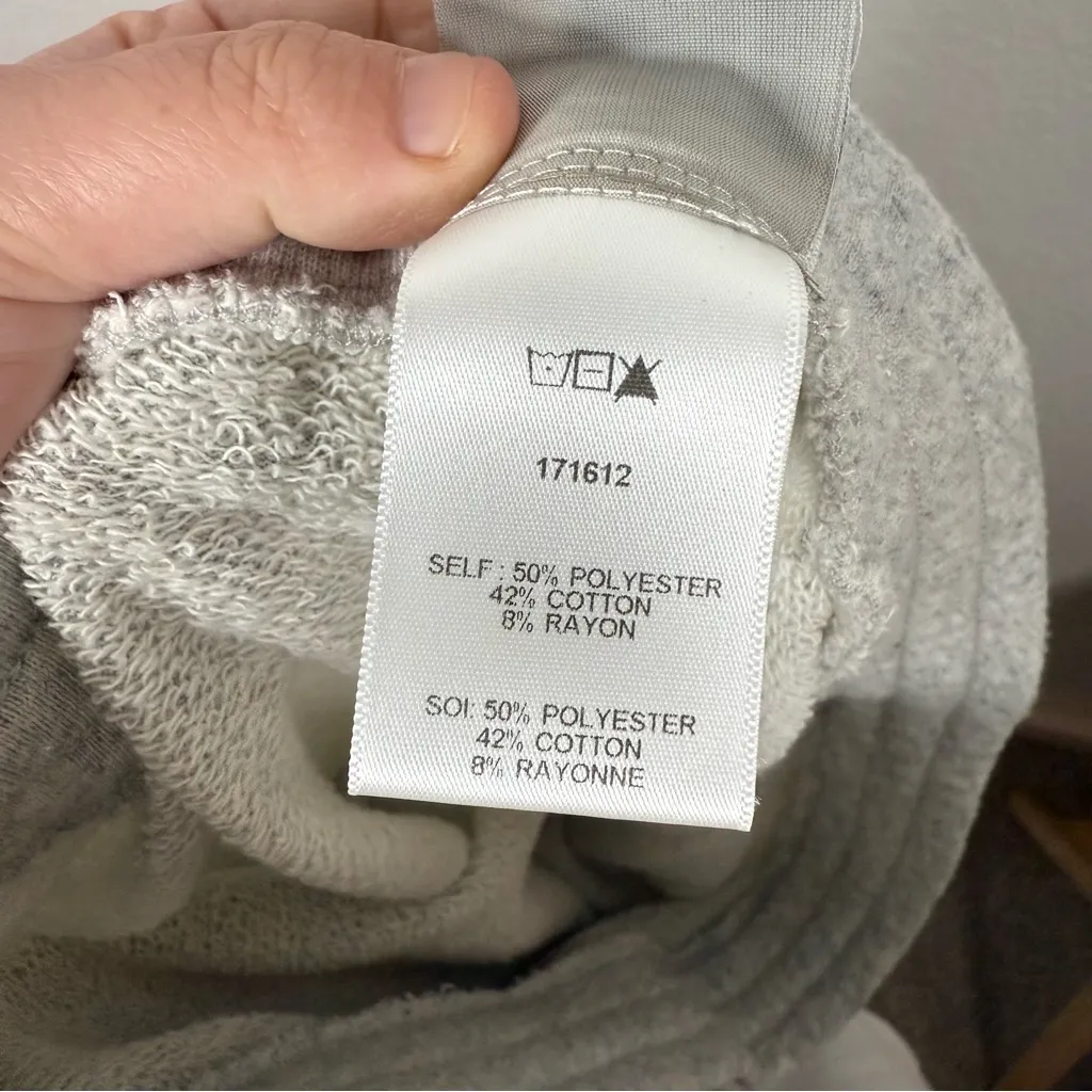 Anthropologie Dolan Left Coast French Terry Swing Skirt Grey Size L - Image 9