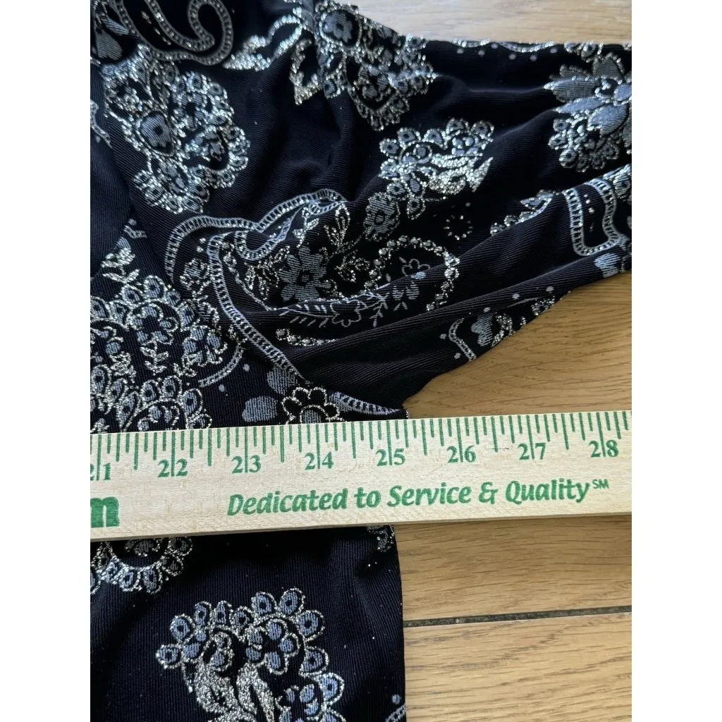 Alex‎ Evenings Womens Jacket and Tank Set 3X Black Sparkle Top Wedding Formal - Image 7