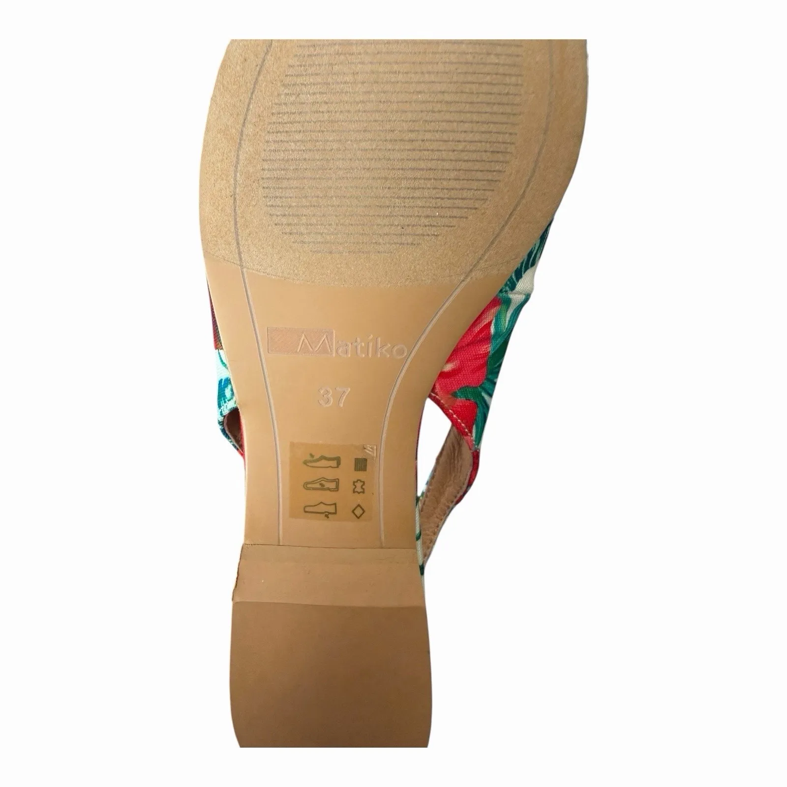 Matiko Shoes Womens Size 37 Hawaiian Floral Slingback Pointed Toe Flats - Image 6