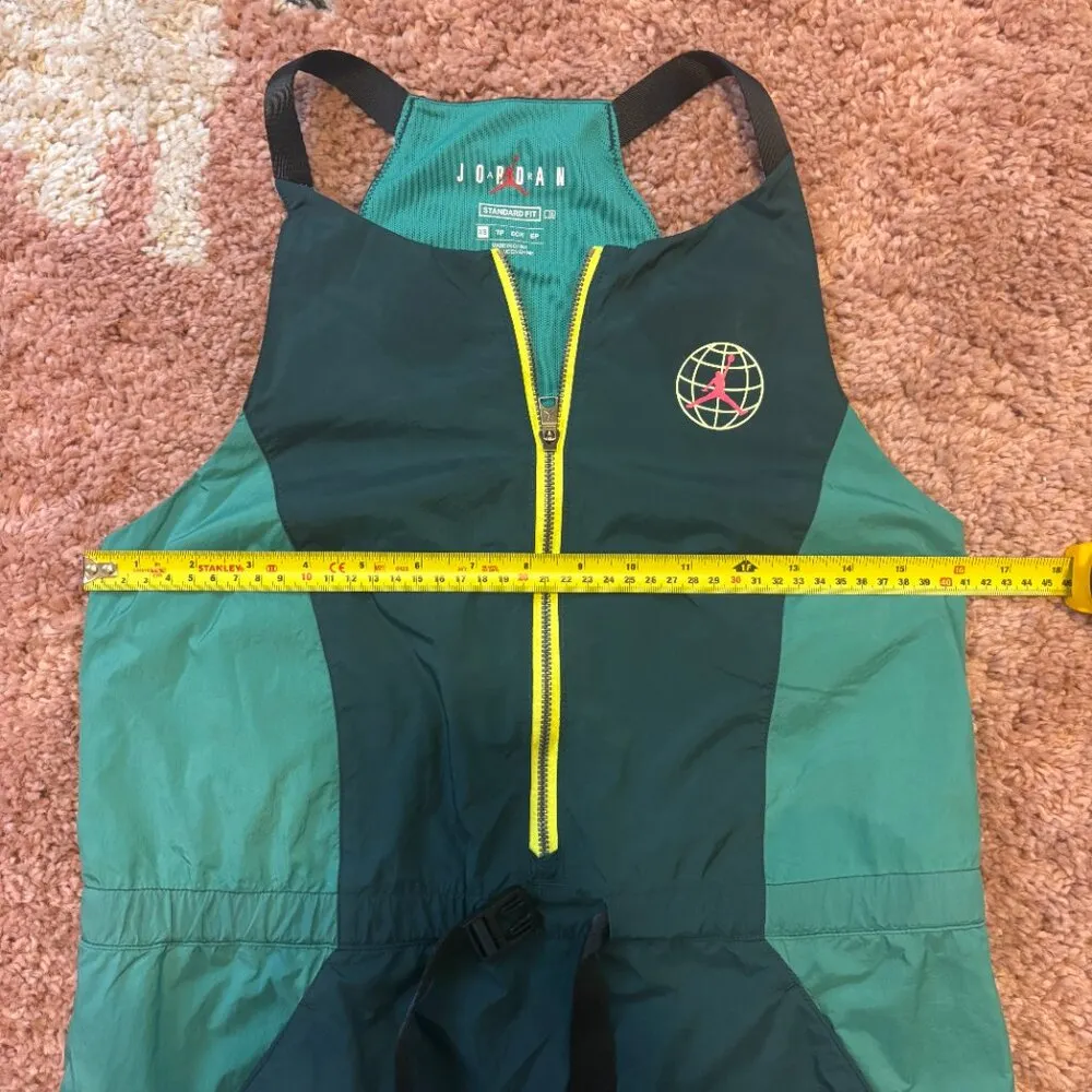 Nike Size XS Green Belted AIR JORDAN Womens Utility Flight Dress LIMITED EDITION - Image 10