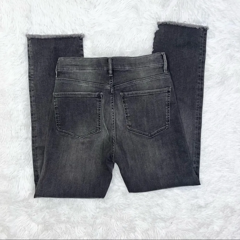 ELAN Smoky Black High Rise Straight Leg Button Fly Denim Jeans 26 NWOT - Image 5