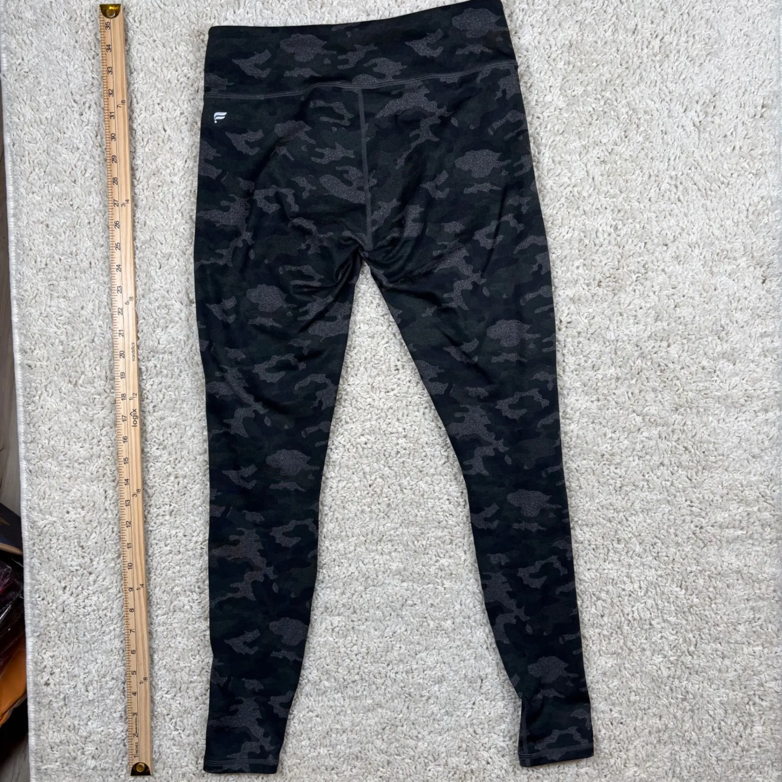 Fabletics PowerHold Camo Leggings High Waisted Athleisure Womens Size S - Image 9