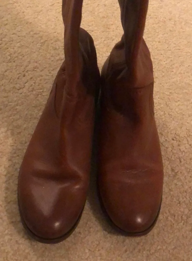 Frye Brown Leather Boots - Image 4