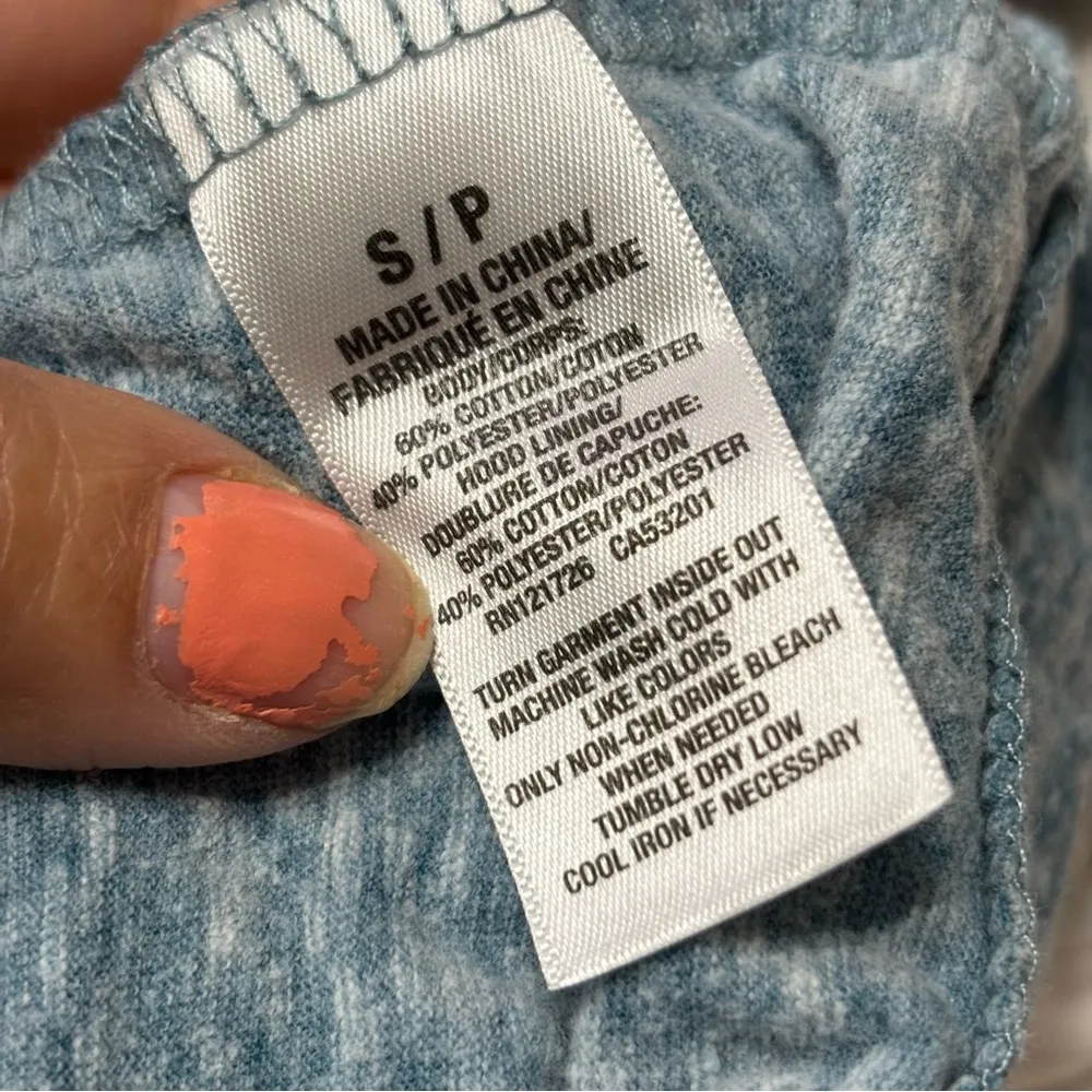 Aeropostale Blue Zip-Up Hoodie - Image 6