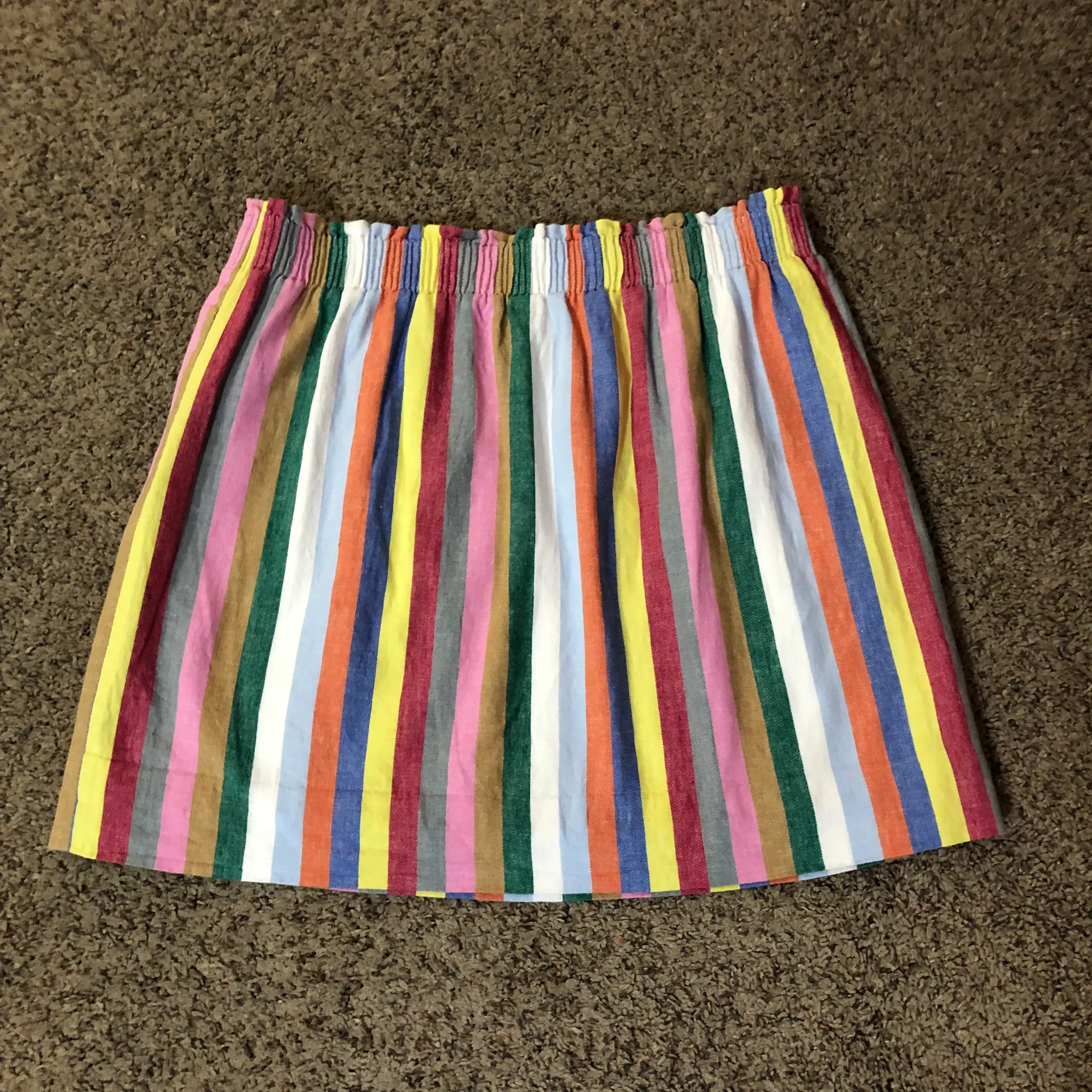 J Crew Striped Skirt Womens 12 Used - Image 11