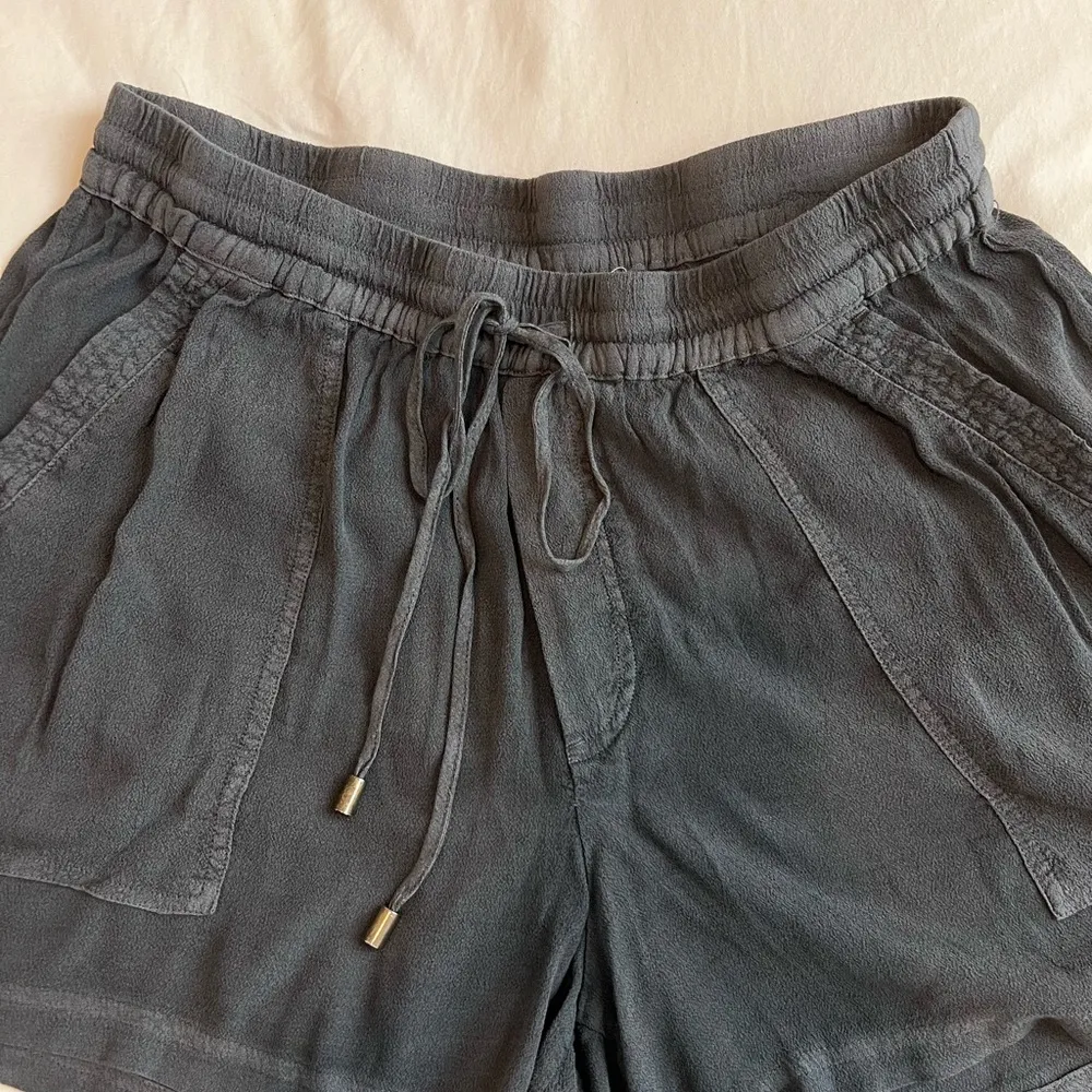 Hei Hei Charcoal Gray High-Waist Drawstring Shorts - Image 5