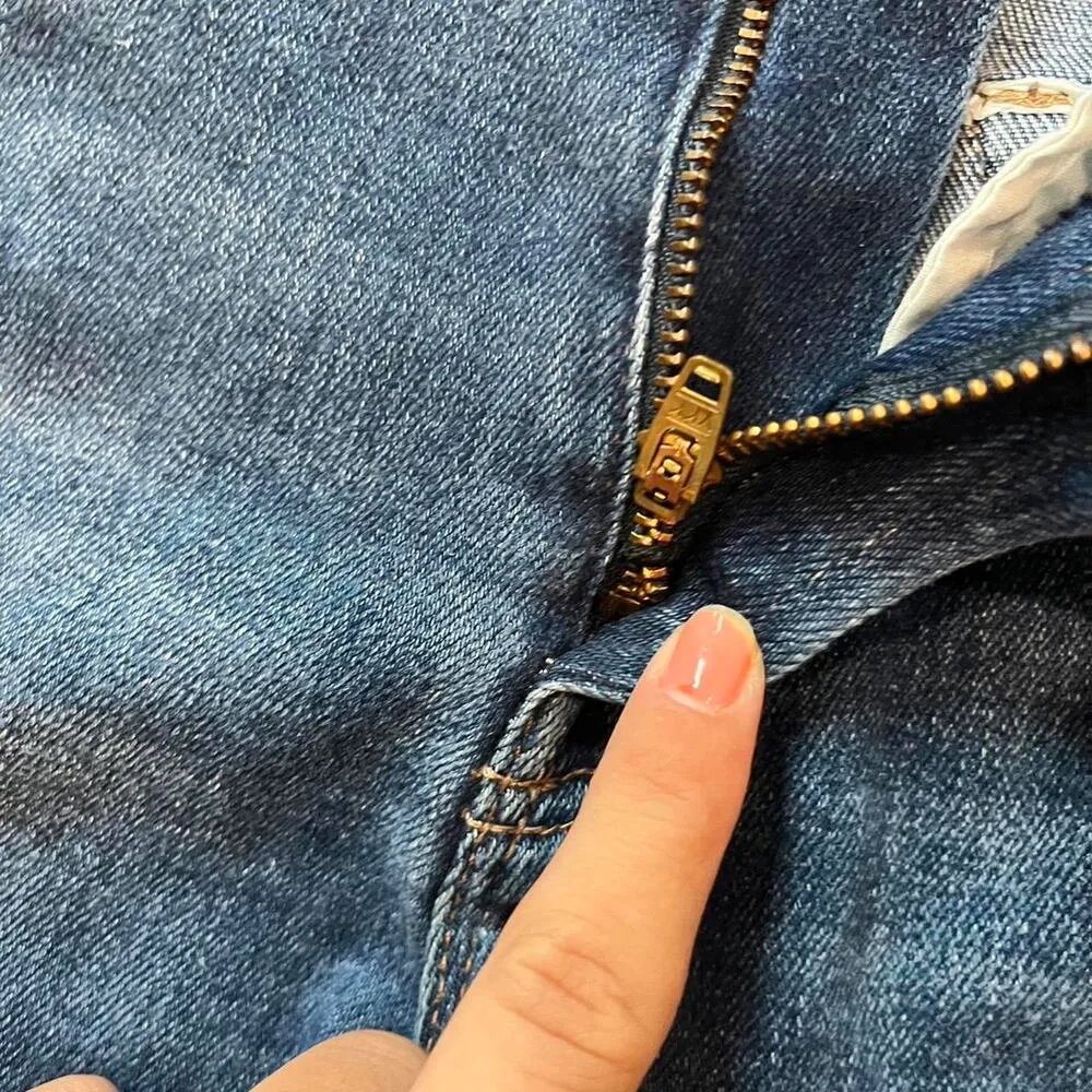 MOTHER The Hustler Ankle Fray in Home Movies Blue Size 23 - Image 4