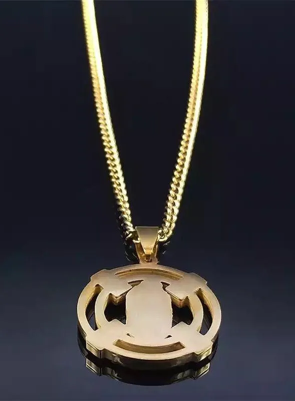 The Virgin Mary Stainless Steel Colorful Crystal Necklace - Image 5