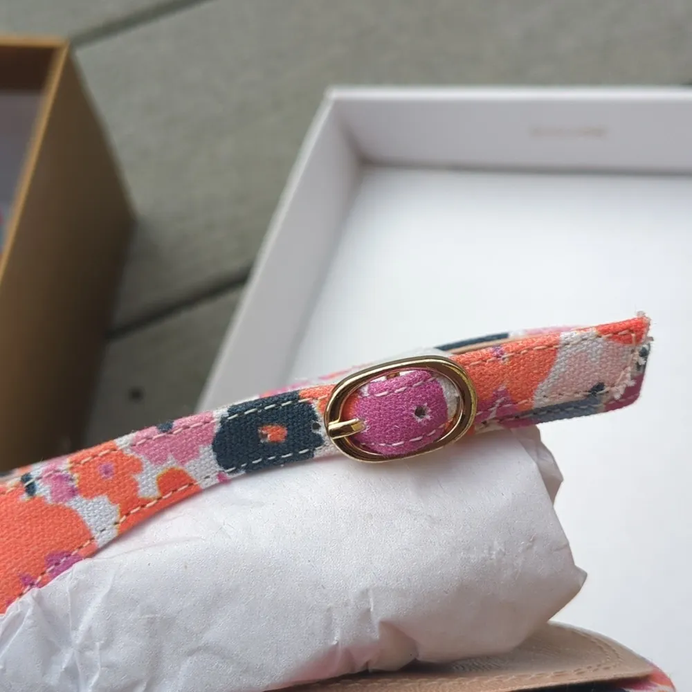 NWT Charter Club Gilaaf Floral Canvas Slingback Heels - Image 10