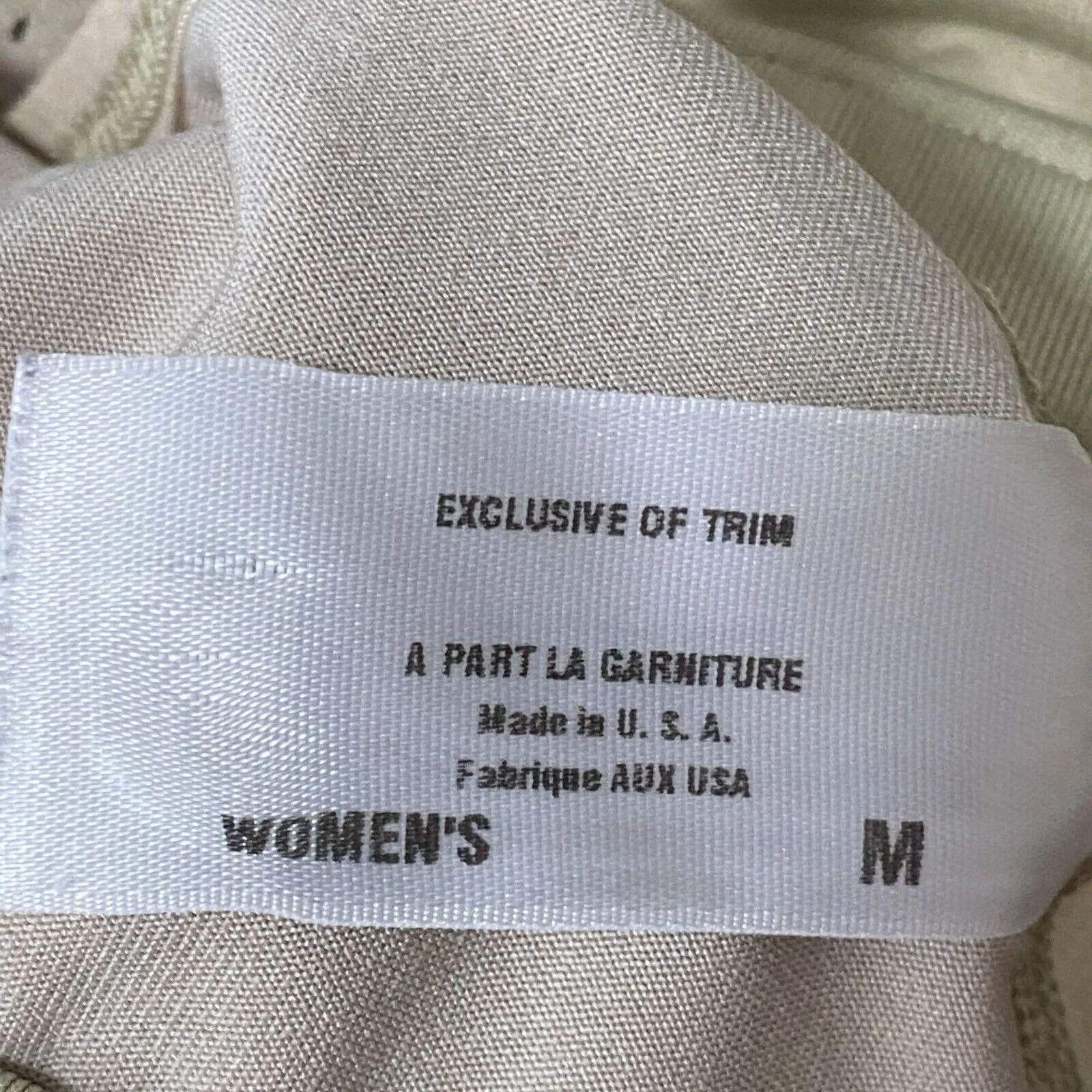 Patagonia Tan Racerback Activewear Sports Bra Women's Size‎ Medium M - Image 5