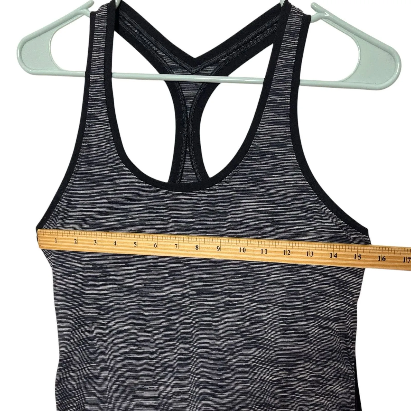 Lululemon Cool Racerback II Lined Up Athletic Tank Top Black Women Size XS - Image 7