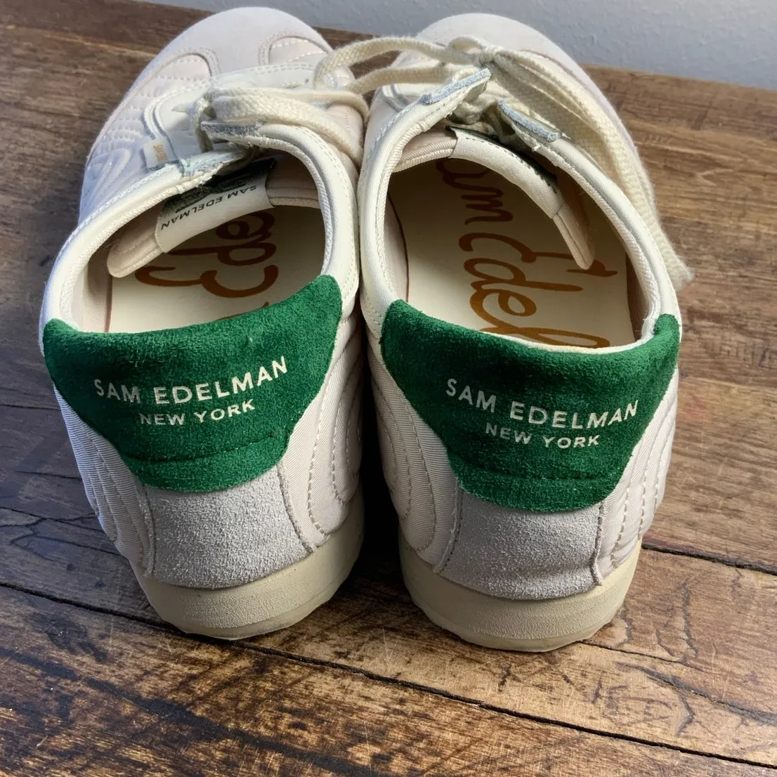 Sam Edelman Isabel green/cream sneakers size 9.5 - Image 4