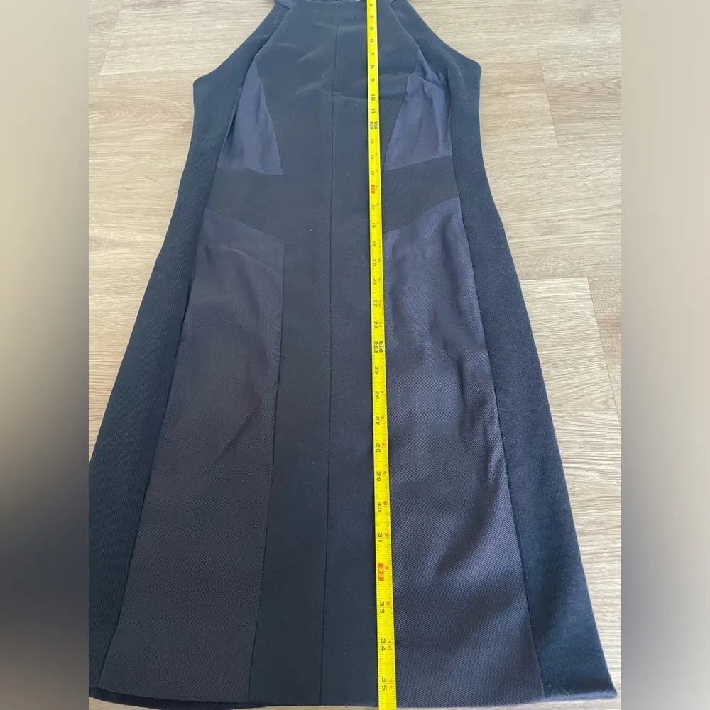 Rag & Bone Black Halter Dress in Paneled Black - Image 7