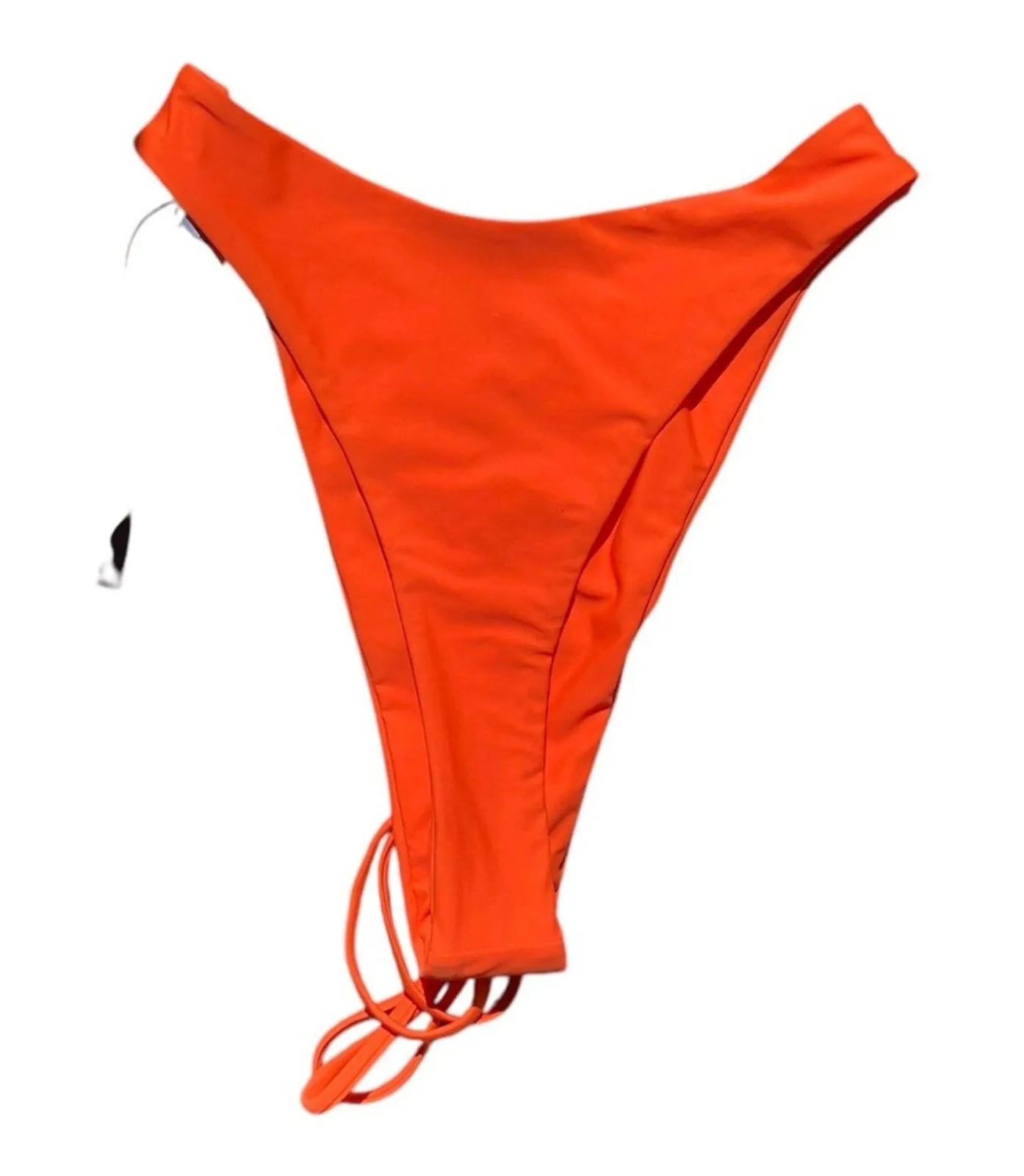 Pretty Little Thing NWT Orange O Ring Waist Strap Brazilian Bikini Bottom Size 6 - Image 7