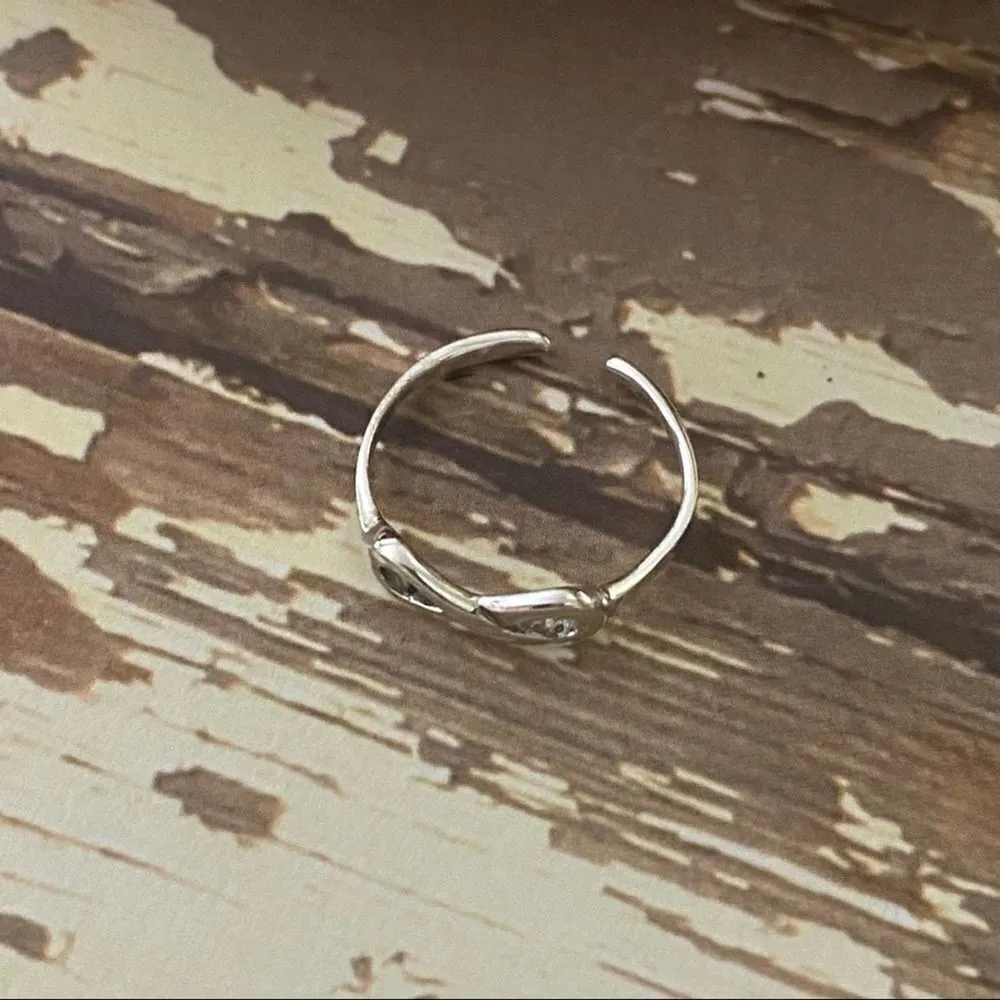 Sterling Silver Infinity Toe Ring Midi Ring Silver - Image 4