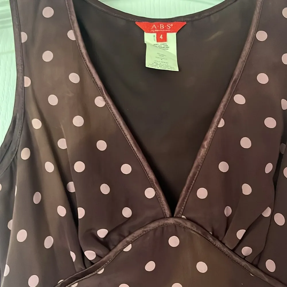 A.B.S by Allen Schwartz silk dress size 4 - Image 2