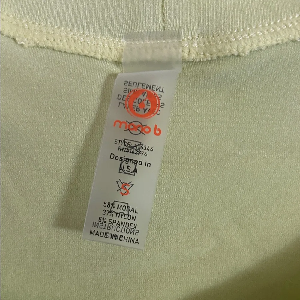 Women’s Mono B top Yellow Size M - Image 2