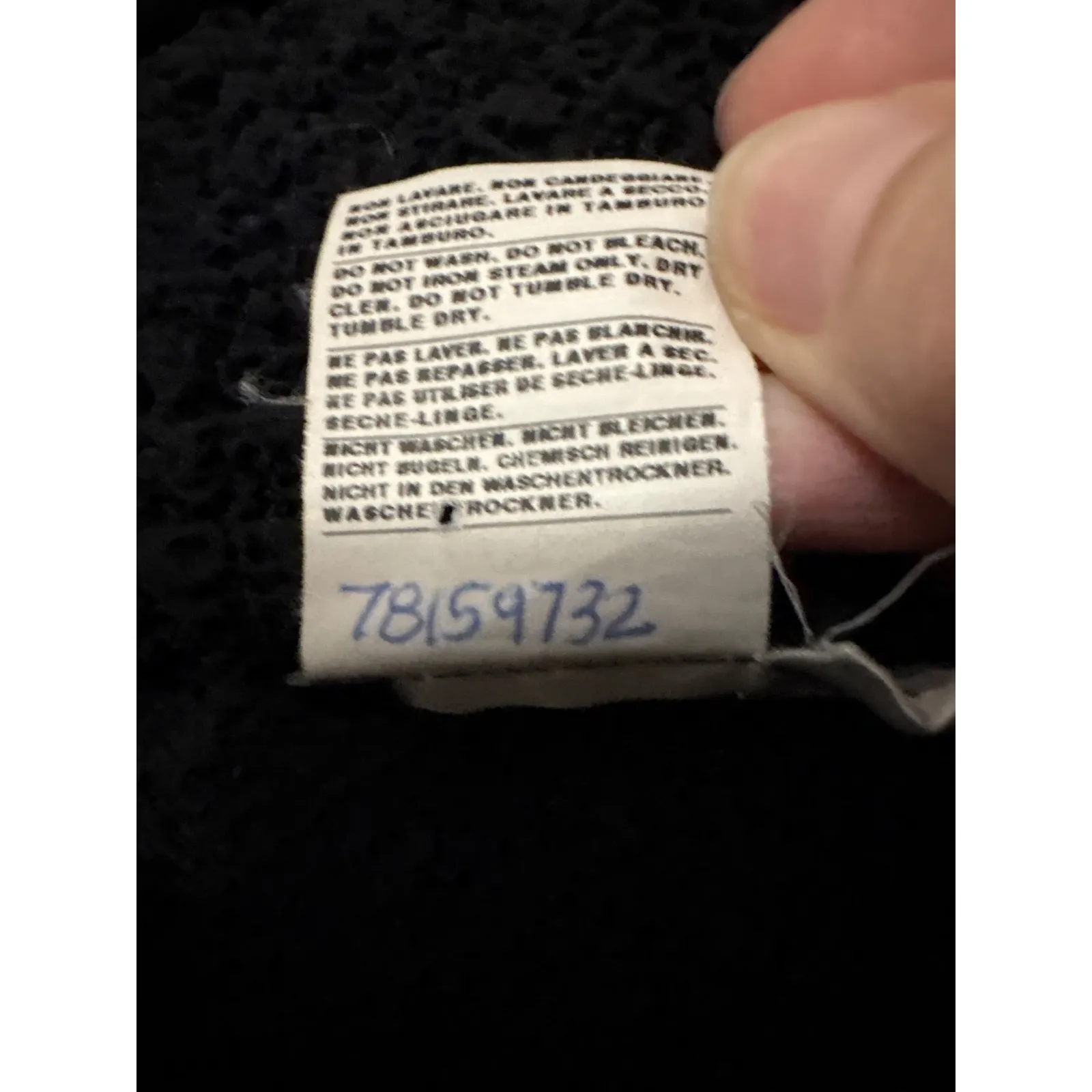 Giorgio Armani Black Textured Funnel Neck Silk Top Made in Italy Size 44/10 - Image 4