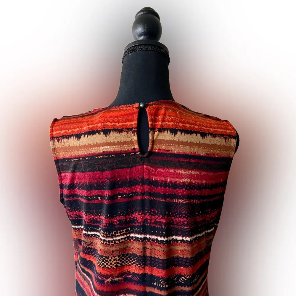 Dress Barn Women’s Medium Sleeveless Beaded Tank Multicolor Stretch NWT - Image 5