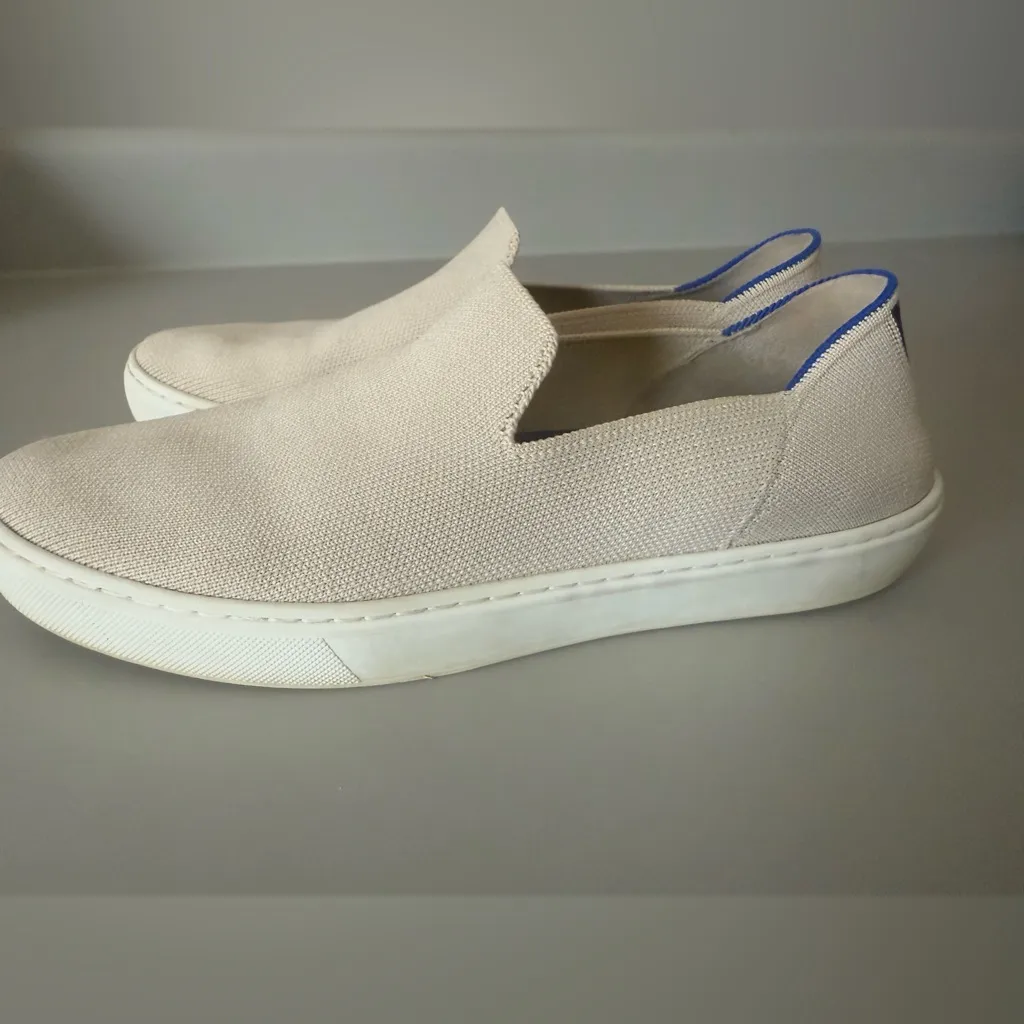 Rothy's‎ The Original Women Size 8.5 Slip On Sneaker Sand Textile - Image 4