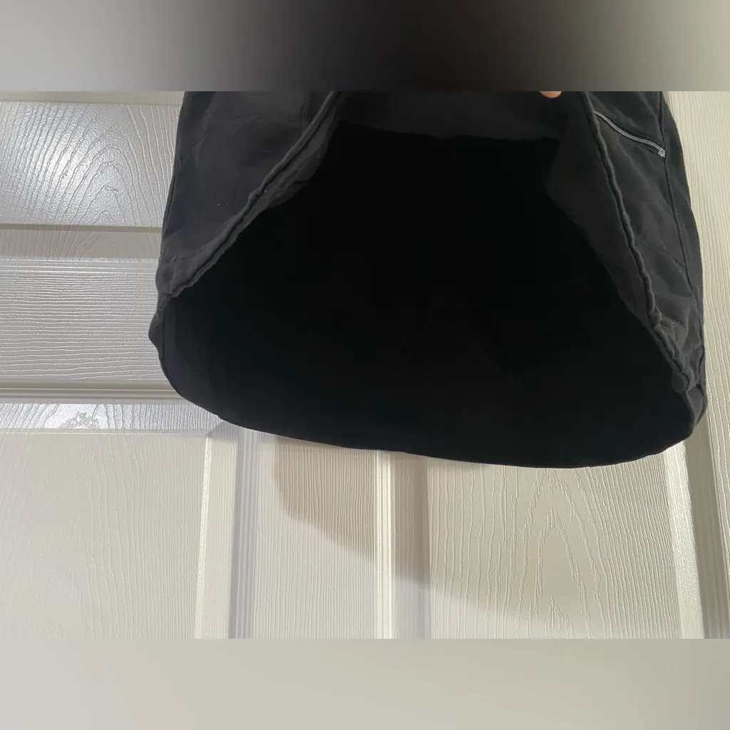 Athleta Metro Skort Skirt Womens Black Athletic Drawstring Zip Pockets Size M - Image 4