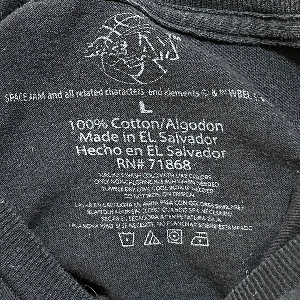 Space Jam T-Shirt Men's L Large Short Sleeve Retro Cotton Screen Print - Image 4