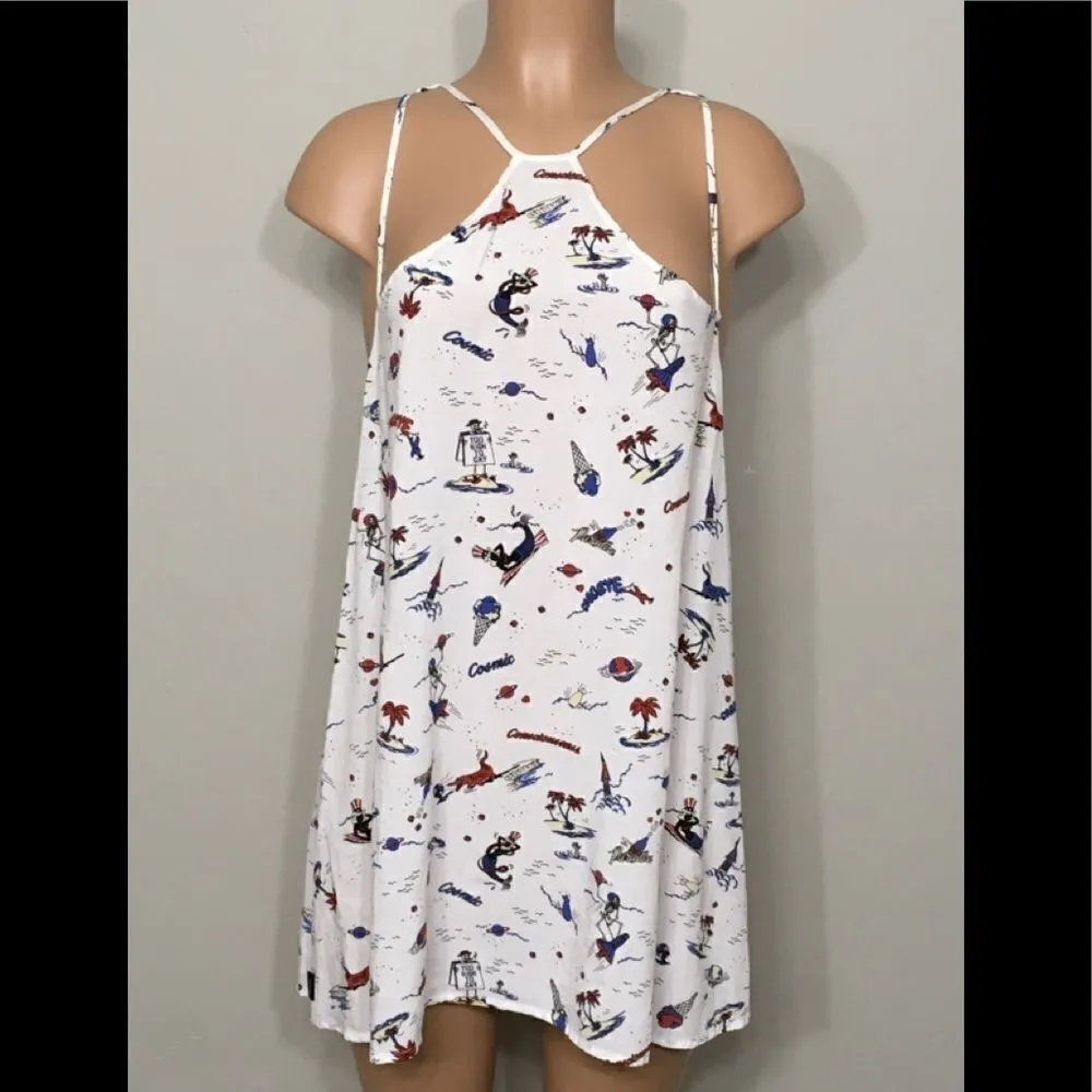 INSIGHT cosmic paradise dress/coverup. New Blue - Image 4